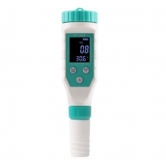 YY-1070 7 in 1 Chlorine Tester ORP/EC/TDS/Salinity/Temp/FAC 7 in 1 PH Meter for Swimming Pool Aquarium Hydroponic Spa