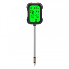 YY-1107 6 in 1 Soil Meter with LCD Display for pH Humidity Temperature and More