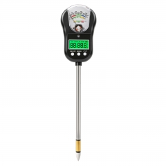 YL-1107 7 in 1 Soil Tester, Digital PH Moisture Temperature Humidity Light Fertility Detector for Garden Farm Plant Care