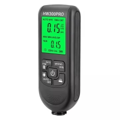 HW-300PRO Auto Paint Thickness Gauge 0-2000UM Manual Coating Meter for Automotive Tools Consumer Electronics