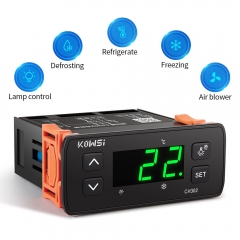 New Arrivals Thermostat KOWSI KWS-CH302 Intelligent Temperature Controller Dual Sensor Refrigeration Defrosting Alarm