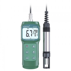 High Precision AE6609 Portable 3.5m Probe Dissolved Oxygen Meter Dissolved Oxygen Tester ATC DO Meter for Aquaculture&Wastewater