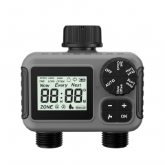 Wholesale SGW06M 2 Outlet Smart Digital Water Timer Garden Timing Irrigation Automatic Waterproof Watering Device Controller
