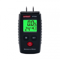WINTACT WT660 Convenient, Digital Wood Moisture Tester 6%-70% Measurement of Wood, Bamboo, Paper, Traditional Chinese Medicine
