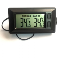 DC-T33 New Car mini thermometer Automobile thermometer Indoor and outdoor temperature Large LCD display