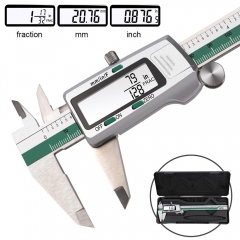ET50 High Precision Green Oil Gauge Stainless Steel Vernier Caliper with Fractional Digital Display