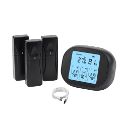 SN020 High Accuracy Thermo Hygrometer Gauge Back LCD Magnet Temperature Instruments Humidity Sensors for Household Use Warehouses Wine