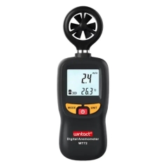 WT72 Digital Backlight Anemometer Wind Speed Meter 0-30m/s Handheld ABS