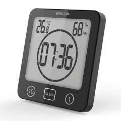 B0007STH Baldr Digital Shower Clock with Alarm Function, Waterproof for Water Splashes, Visual Countdown Timer Clock
