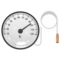TMP058-120 Temperature 120 Plastic Round Liquid Expansion Thermometer with Plastic Probe