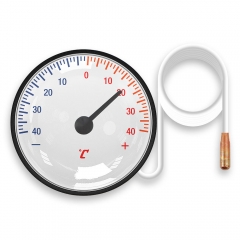 TMP054 Portable High-Precision Liquid-Filled Water Thermometer -40° to +40° Probe for Indoor Household Use