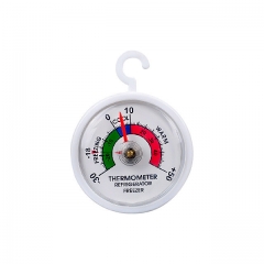 ZLJ-017 -30 ℃~+50 ℃ Plastic Dial Type Refrigerator Thermometer Small Bimetal Indoor Thermometer Easy to Read Needle Type -30+50C