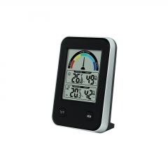 SH-075 Wireless Indoor/Outdoor Thermometer and Hygrometer with Large Display Data Storage AAA Battery 5S Response Time Home Use