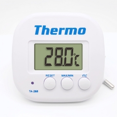 TA268B 0℃ ~ 50℃ Digital Thermometer Hygrometer Wired Max/Min Indoor-outdoor Digital Thermometer Temperature Measuring Instrument
