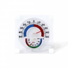 ZLJ-040 Fast-reading Bimetal Thermometer Wall-Mounted ABS Plastic for Indoor/Outdoor Use Household Refrigerators OEM/ODM Customizable