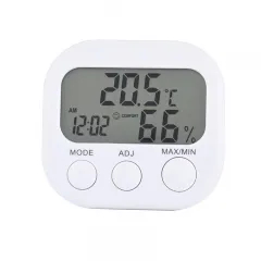 TA638 Mini Digital Thermometer Hygrometer Indoor LCD Display Thermo Hygrometers With Stand For Home
