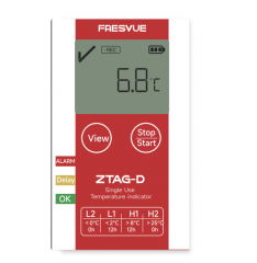 ZTAG-D -30~70 2 Years Single-Use Temperature Indicator Date longer