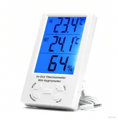TH906 Digital display dual temperature display thermometer digital temperature hygrometer