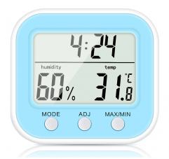 TH024 Digital Multifunction LCD 3 in 1 Newest Thermo Hygrometer Thermomete