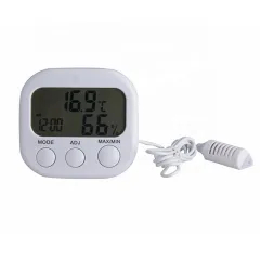 TA638A Digital Thermometer Hygrometer Indoor LCD Display Thermo Hygrometers With Stand For Home
