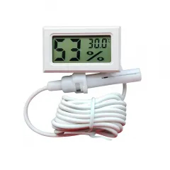 TA618 Digital Thermo-hygrometer Mini Home Digital Thermo-hygrometer 1 meter wire Embedded Poultry incubator etc
