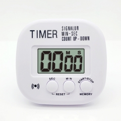 TA118 Mini Cute Digital Countdown Timer LCD Screen Kitchen Timer Battery Operated with Alarm Feature Magnetic Electronic Timer Cooking