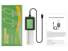 YH-SO8S Soil Multi-Parameter Sensor | 8-in-1 EC pH NPK Temp Moisture Detection | Agriculture & Greenhouse Use