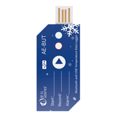AE-BUT 32000 Single-Use USB Temperature Data Logger CE FCC ROHS Compliant Data Logger for Logistics Monitoring