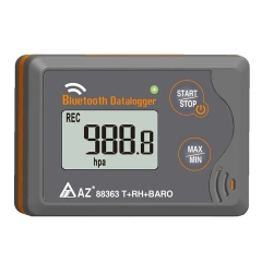 AZ88363 Bluetooth T+RH+BARO Barometric Pressure RH% Temperature Wireless Data Logger 0.5 Accuracy Barometric Temperature Humidity