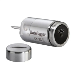 AZ88170 -40~140C Industrial Digital High Temp Stainless Steel Data Logger with Battery IP68 Waterproof