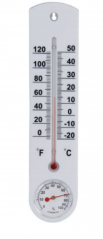 ZLS-092-W -20-50℃（ 0~120℉） Plastic Thermometer temperature and humidity